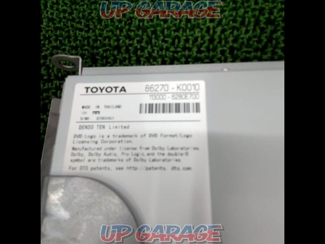 For Toyota genuine display audio
CD / DVD deck
86270-K0010/86273-12010-06