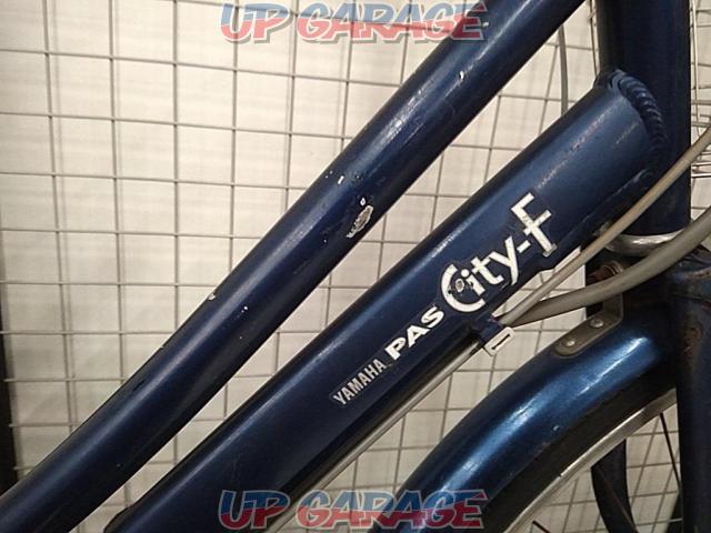 【わけあり現状販売】YAMAHA City-f X236-301044(2008年) 26インチ 内装3段 電動自転車 ダークブルー-09