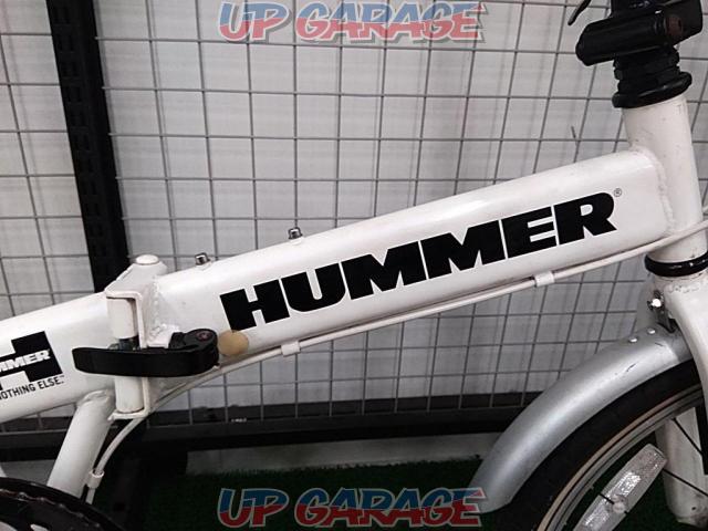 【わけあり現状販売】HUMMER  20インチ(406) 外装7段 折りたたみ自転車 ホワイト-08