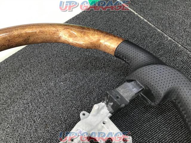 [Hiace / 200 system
Type 4 manufacturer unknown
Wood & Leather Steering-04