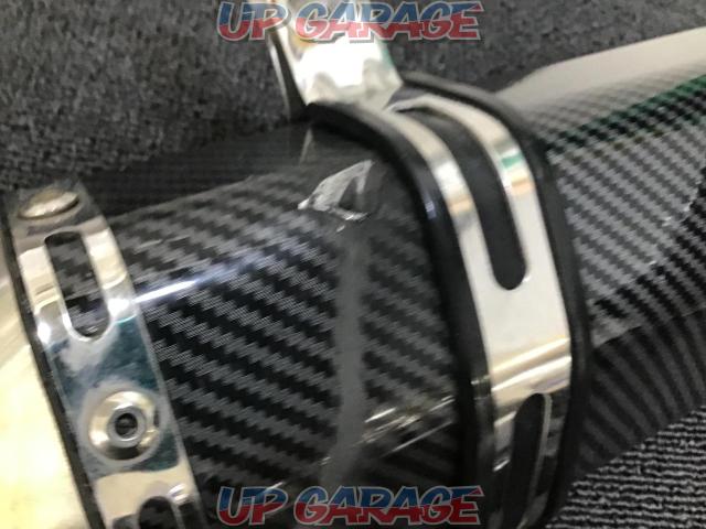 【PCX125/150(JF56/KF18)】メーカー不明 ヘキサゴン カーボン調 マフラー-07