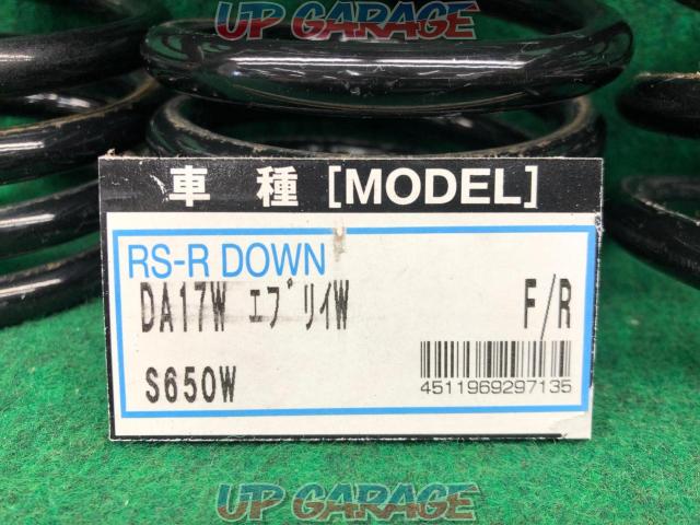 RS-R RS★R DOWN 品番:S650W エブリイワゴン DA17W 2WD/4WD ターボ-05