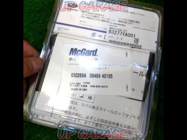 SUBARU McGARD製ホイールロックセット 【M12xP1.25 19HEX】-03
