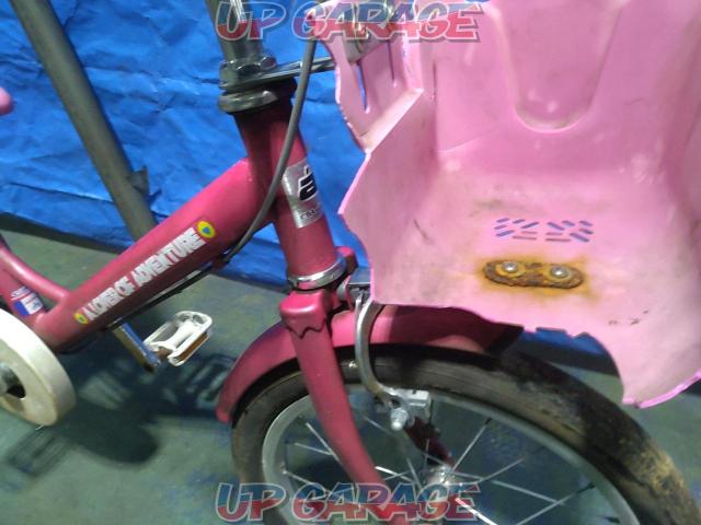 【わけあり現状販売】CBA FUTURE 14インチシングルギアキッズ自転車 ピンク-08
