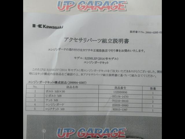 【ストレヤ250】KAWASAKI(カワサキ) 純正オプション エンジンガード/J999940387A【メッキでカスタム!!】-05
