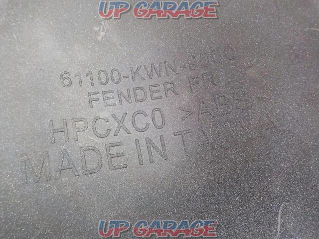PCX125 / PCX150 HONDA (Honda)
Genuine front fender white-03
