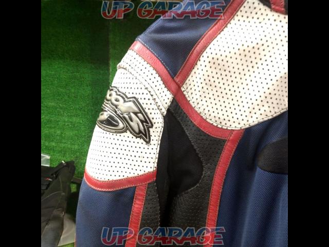 Size: LSEAL’S FSB-611
Punching leather / nylon mesh jacket-04