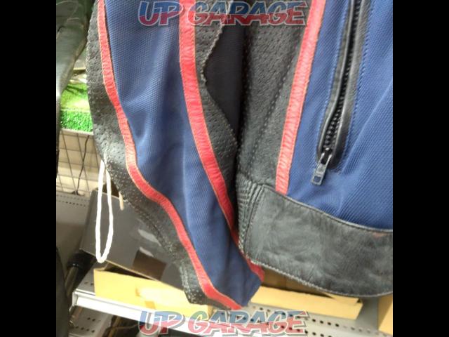 Size: LSEAL’S FSB-611
Punching leather / nylon mesh jacket-05