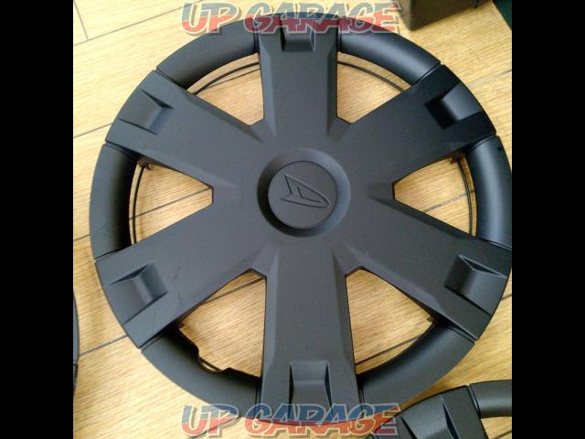 Daihatsu genuine 13-inch black custom painted steel wheel covers x 4-04