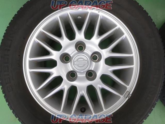 Nissan genuine
Laurel genuine aluminum wheels
+
BRIDGESTONE
SEIBERLING
SL 101-09