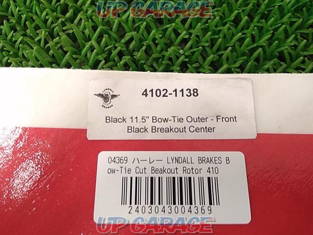 ハーレー LYNDALL BRAKES Bow-Tie Cut Beakout Rotor 4102-1138 11.5インチブレーキディスク-04