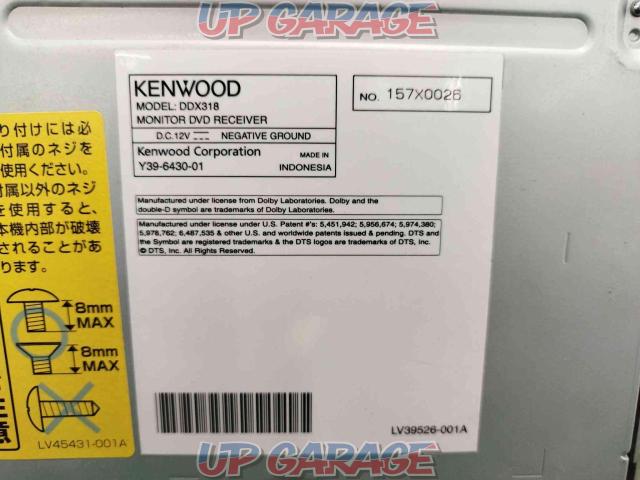 KENWOOD (Kenwood)
DDX318
 2011 model year -07