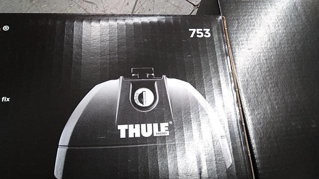 THULE ベースキャリアシステム フットKIT3095 + ロードバー760 + Rapid System753-05