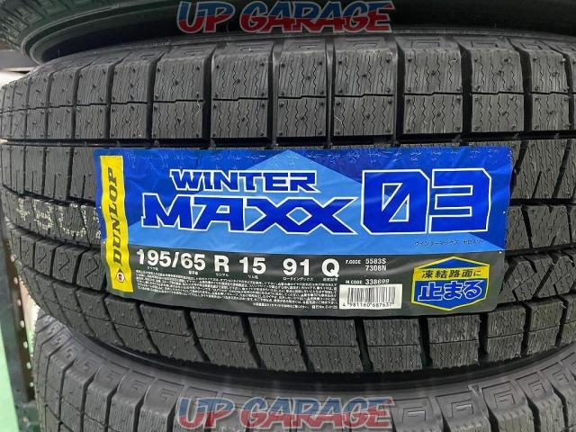 Used wheel unused studless Toyota (TOYOTA)
50 series Prius late genuine
+
DUNLOP (Dunlop)
WINTERMAXX
WM03
195 / 65R15
Made in 2023
Four-07