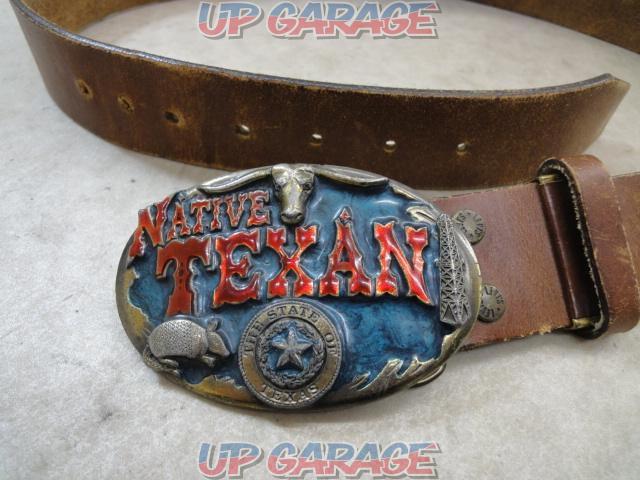 NATIVETEXAN American leather belt (made by Levi’s) 106cm-02