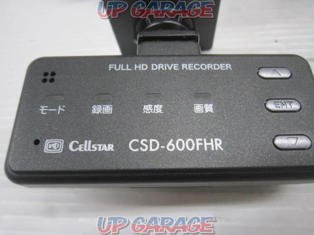 CELLSTAR CSD-600FHR ドラレコ + EA-001W レーダー探知機 X03073-06