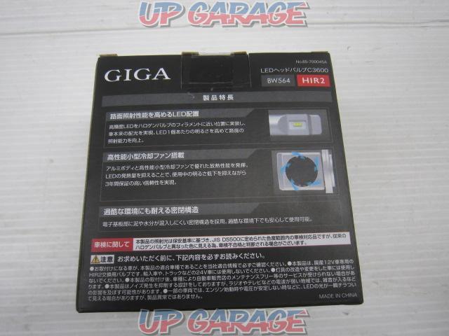 カーメイト GIGA 【BW564】 LEDヘッドバルブ C3600 【HIR2】 未使用 X03297-02