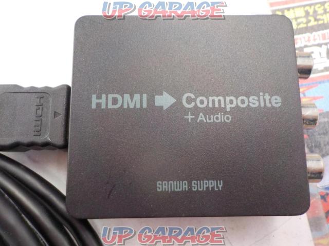 【サンワサプライ】HDMI→Composite+Audio HDMI/RCA変換ユニット-02