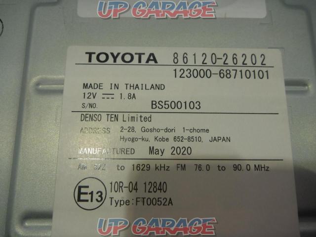 TOYOTA (Toyota)
Genuine audio
Product number: 86120-26202-03