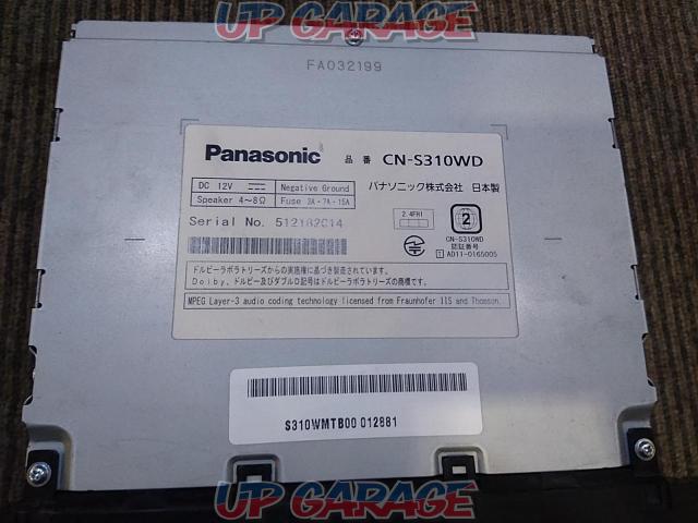 Panasonic
CN-S310WD2012
Full Seg/CD/DVD/SD/BT-07