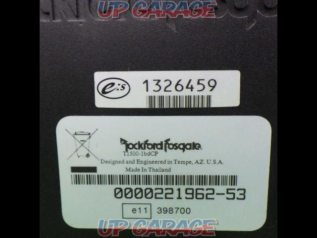 【Rockford】(ロックフォード) POWER T1500-1bdCP  1chアンプ-05