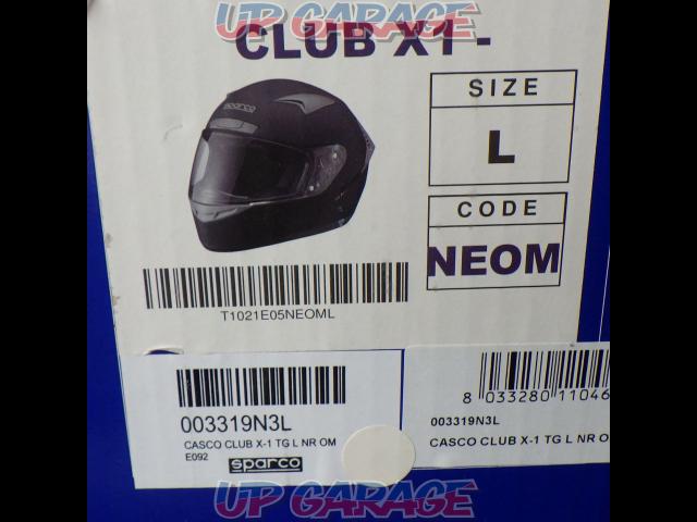 【SPARCO】【サイズL】 CLUB-X1 4輪競技用レーシングヘルメット ブラック-02