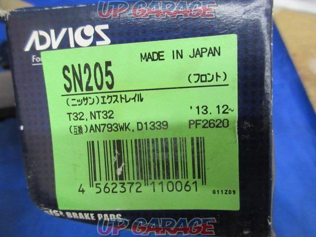ADVICS
Disc brake pads
SN205-03