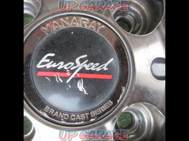 【スタッドレスタイヤホイール4本】MANARAY SPORT EUROSPEED(マナレイスポーツ ユーロスピード) EuroSpeed MX-02 +DUNLOP WINTER MAXX WM02-04