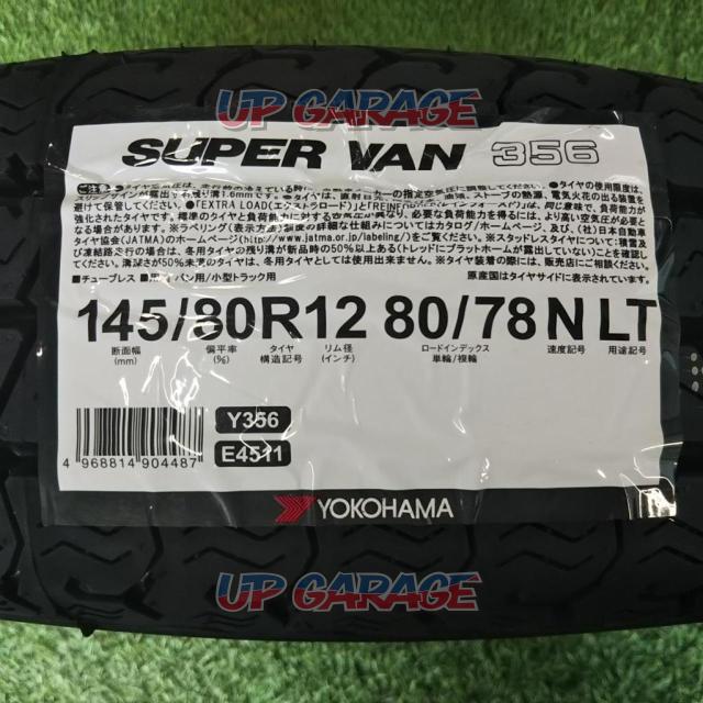 YOKOHAMA
SUPER
VAN
356
145 / 80R12
80 / 78N
Manufactured in 2024-02