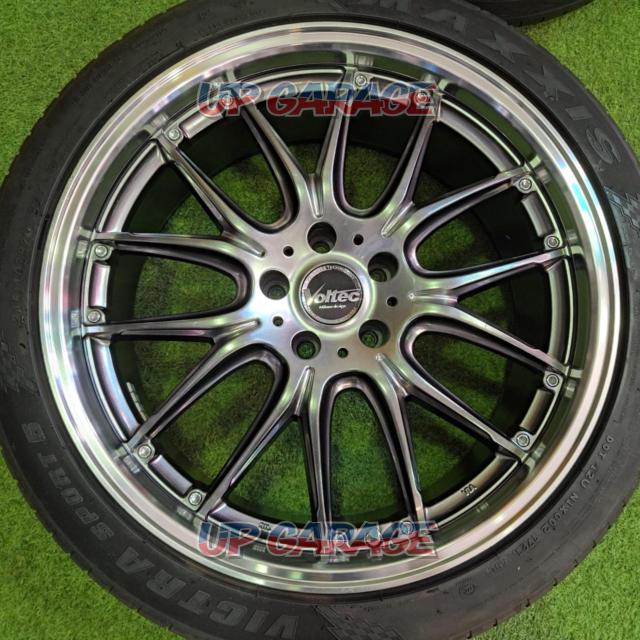VOLTEC HYPER MS 2x7本スポーク ガンメタ + MAXXIS VICTRA SPORT5 2021(1721)モデル 4本セット-02