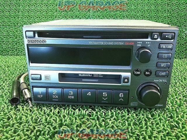 Made by Subaru genuine KENWOOD
K’s/MASTER
SOUND
SYSTEM
GX-608+
+
Genuine stereo connector
Pleiades
[14P]
G6F-03