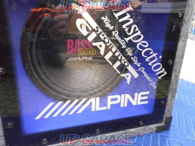 ALPINE(アルパイン)BASS200 サブウーファーBOX付き-02