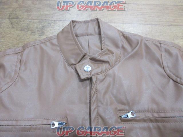 Manufacturer unknown fake leather jacket
L size-03