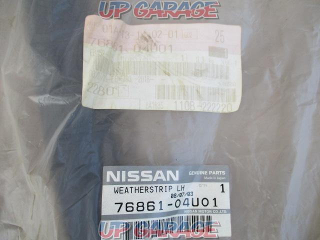 NISSAN
Weather Strip
Body side
Unused left and right set!!-07