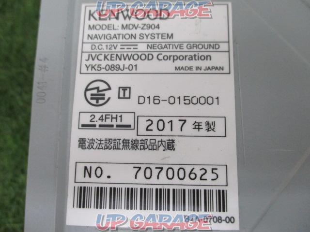  with unused antenna 
KENWOOD
MDV-Z904
2016 model-09