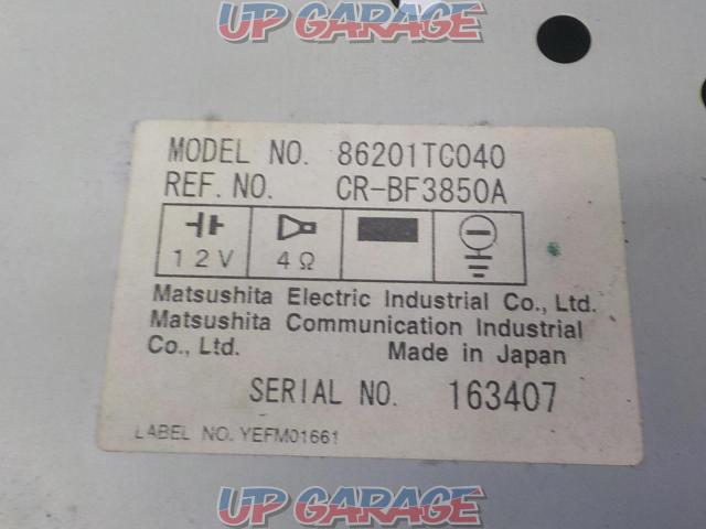 SUBARU genuine
Panasonic made
Radio Tuner
86201TC040(CR-BF3850A)-07