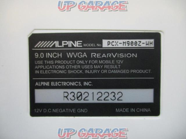 ALPINE (Alpine)
9-inch plasma cluster rear monitor
PCX-M900Z-WH-10