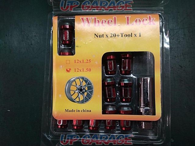Unknown Manufacturer
Wheel nut
Adapter Set
Red
M12 × P1.5-03