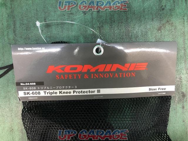 KOMINE [SK-608] Triple knee protector 3-06