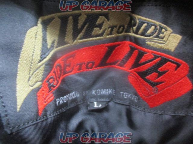KOMINE
LIVE
to
RIDE
RIDE
to
LIVE
Leather jacket-03