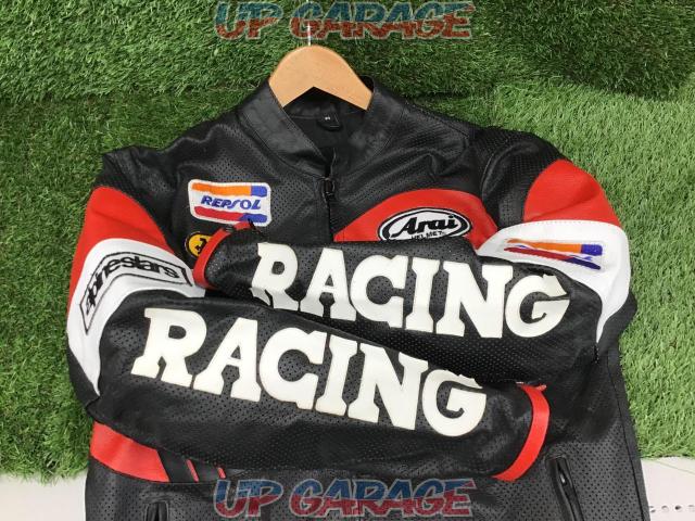Huge discount! Manufacturer unknown
REPSOL leather mesh jacket-04