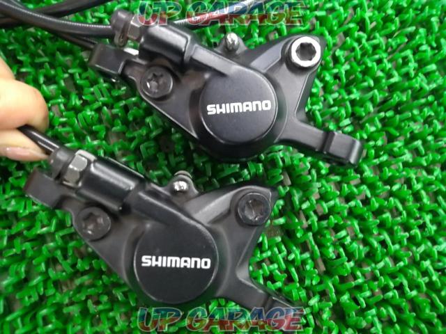 SHIMANO(シマノ) BR-M446 + BL-M445 油圧ディスクブレーキキャリパー + ブレーキレバー 前後左右セット-02