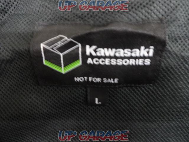 【KAWASAKI】TAICHI ナイロンジャケット サイズ:L カラー:ブラック・グリーン-06