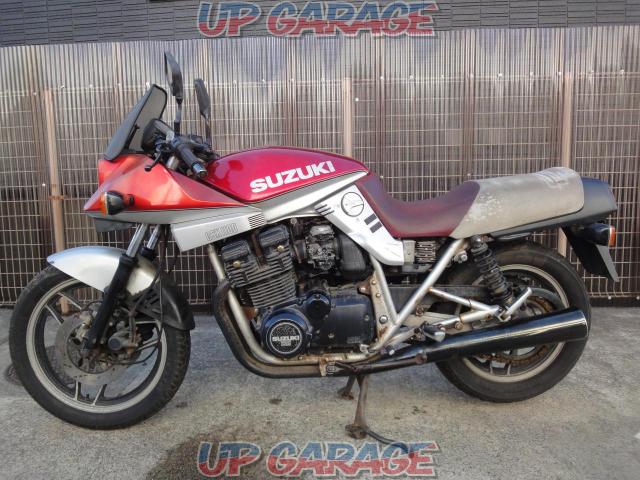 Current sales car
Different reasons
SUZUKI
GSX1100S Katana
Immobility
parts removal vehicle
(No scrapped document
Registration not possible)S61 year car
GS 110X-07