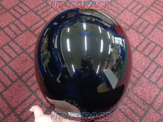 【山城】YH-001 ジェットヘルメット ブラックメタリック Mサイズ-03