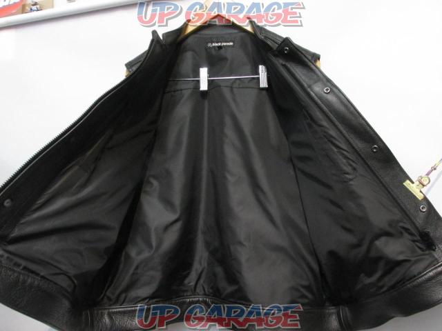 BlackParade(ブラックパレード) Shorty Leather Vest(ショーティーレザーベスト) 【XLサイズ】-02