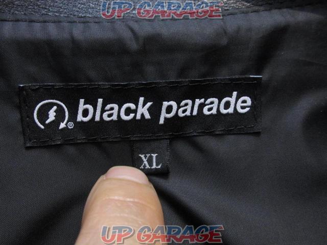 BlackParade(ブラックパレード) Shorty Leather Vest(ショーティーレザーベスト) 【XLサイズ】-03
