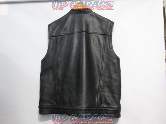 BlackParade(ブラックパレード) Shorty Leather Vest(ショーティーレザーベスト) 【XLサイズ】-04
