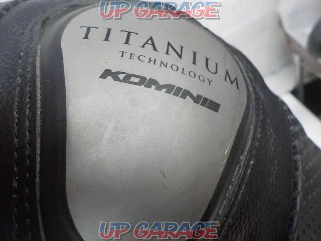 KOMINE(コミネ) チタニウムレザージャケット 02-529/532 サイズ:EU M/JP L-05