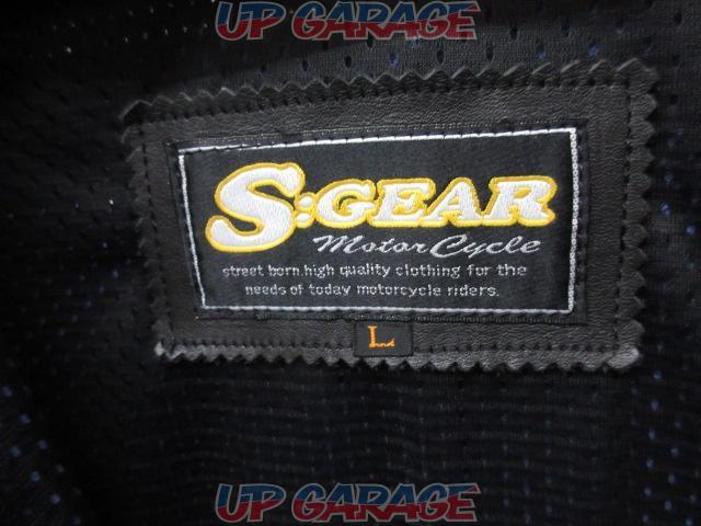 S/GEAR メッシュレザーTジャケット サイズL -04